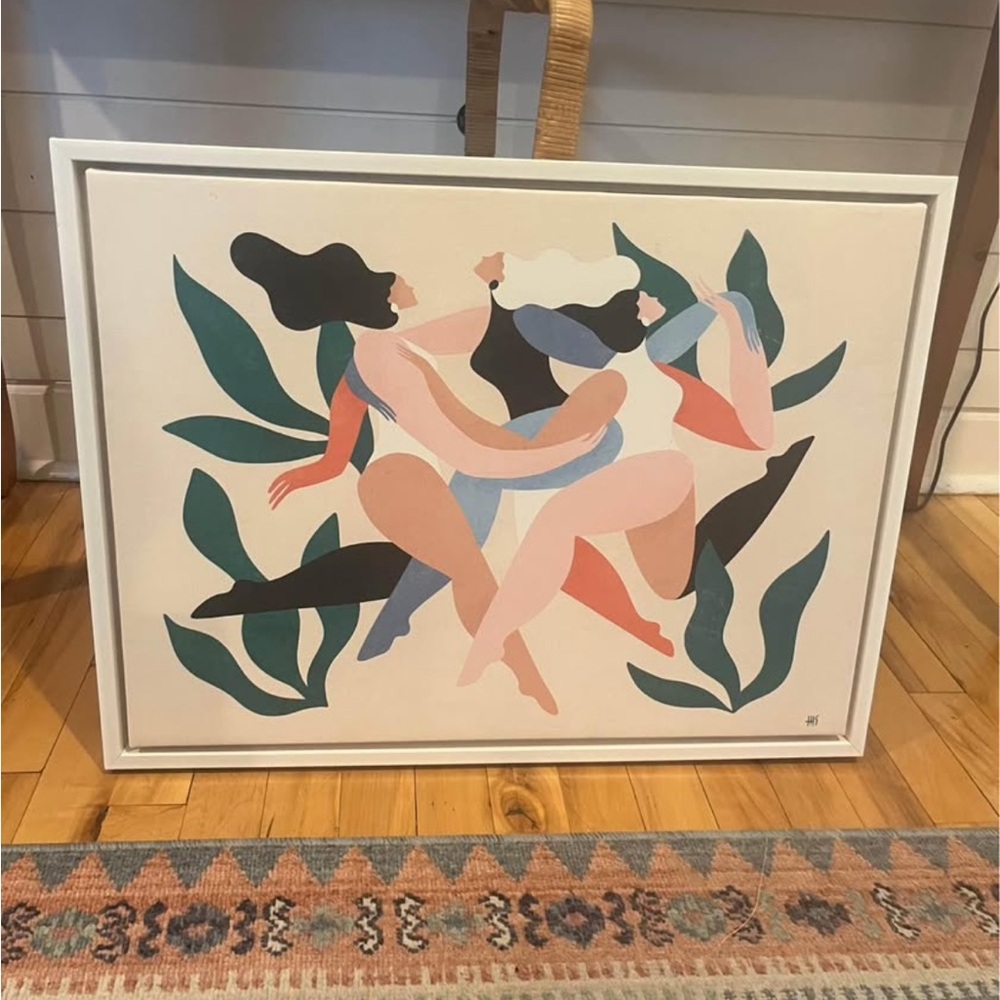 Abstract Maggie Stevenson Framed Canvas Art 18” x 24”